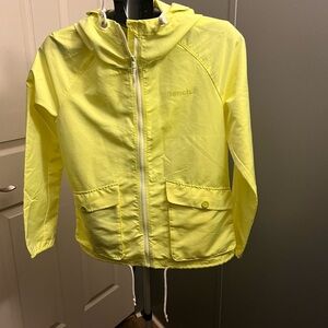 Bench Men's Neon Yellow Hooded Jacket